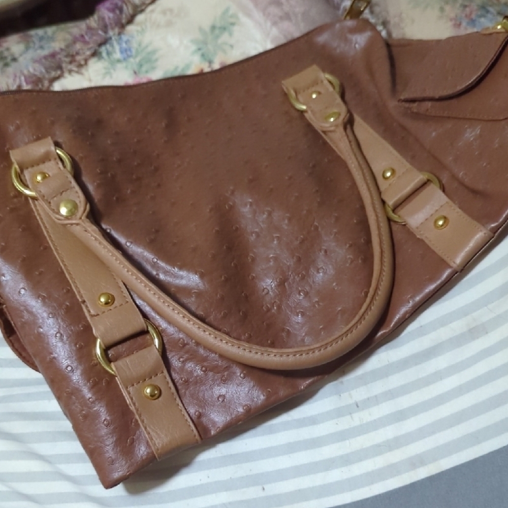 Mark. by Avon Brown Leather Shoulder Bag